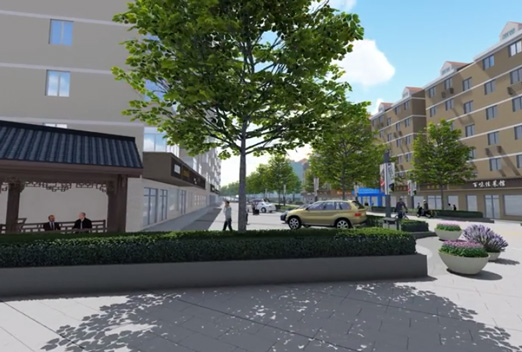 閘園路景觀設(shè)計(jì)動(dòng)畫(huà)視頻